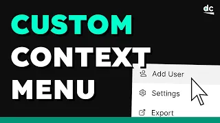How to Create Your Own Context Menu with Icons Using HTML CSS JavaScript