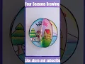 Download Lagu Four Seasons Drawing | Four Seasons Scenery project #shorts #short #youtubeshorts #viral #trending