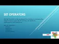 SQL SET Operators | UNION, UNION ALL, INTERSECT, EXCEPT, MINUS | SQL SET Operations With NULL - P1