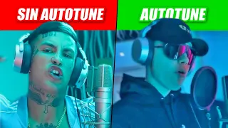 CANCIONES POPULARES CON AUTOTUNE vs. SIN AUTOTUNE | VERSION BIZARRAP MUSIC SESSIONS