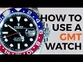 How to use a GMT Watch Function Rolex GMT-Master II Crown Caliber