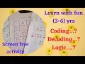 Coding And Decoding Activity For kids In Tamil Crack The Code Logical Activity 3m mom s studio
