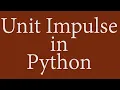 Signal Processing basics in Python - Lecture 5
