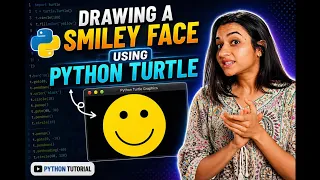 Drawing a Smiley face using Python Turtle