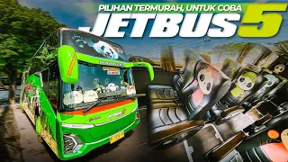 ride the newest bus on the route restu panda jetbus 5 surabaya malang trip