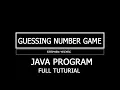Guessing Number Game Tutorial Java Netbeans
