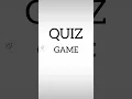 MAKE A QUIZ GAME WITH PYTHON CODE