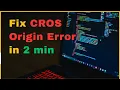 Fix CORS Error in React and Spring Boot Solve Cross-Origin Issue in 2 Minutes 2025