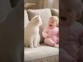 Download Lagu seekor kucing dan bayi ketawa ngakak setelah mendengar suara kentut #kucinglucu #funnycats #bayilucu