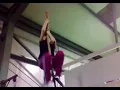 Orgasm from climbing a rope coregasm masturbating sexy hot girl