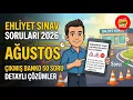 Ehliyet Sinav Sorulari 2026 Agustos - Eylul Cikmis Sorular