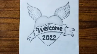 Download Happy New Year Drawing / Happy New Year Drawing 2022 Simple / Welcome 2022 MP3