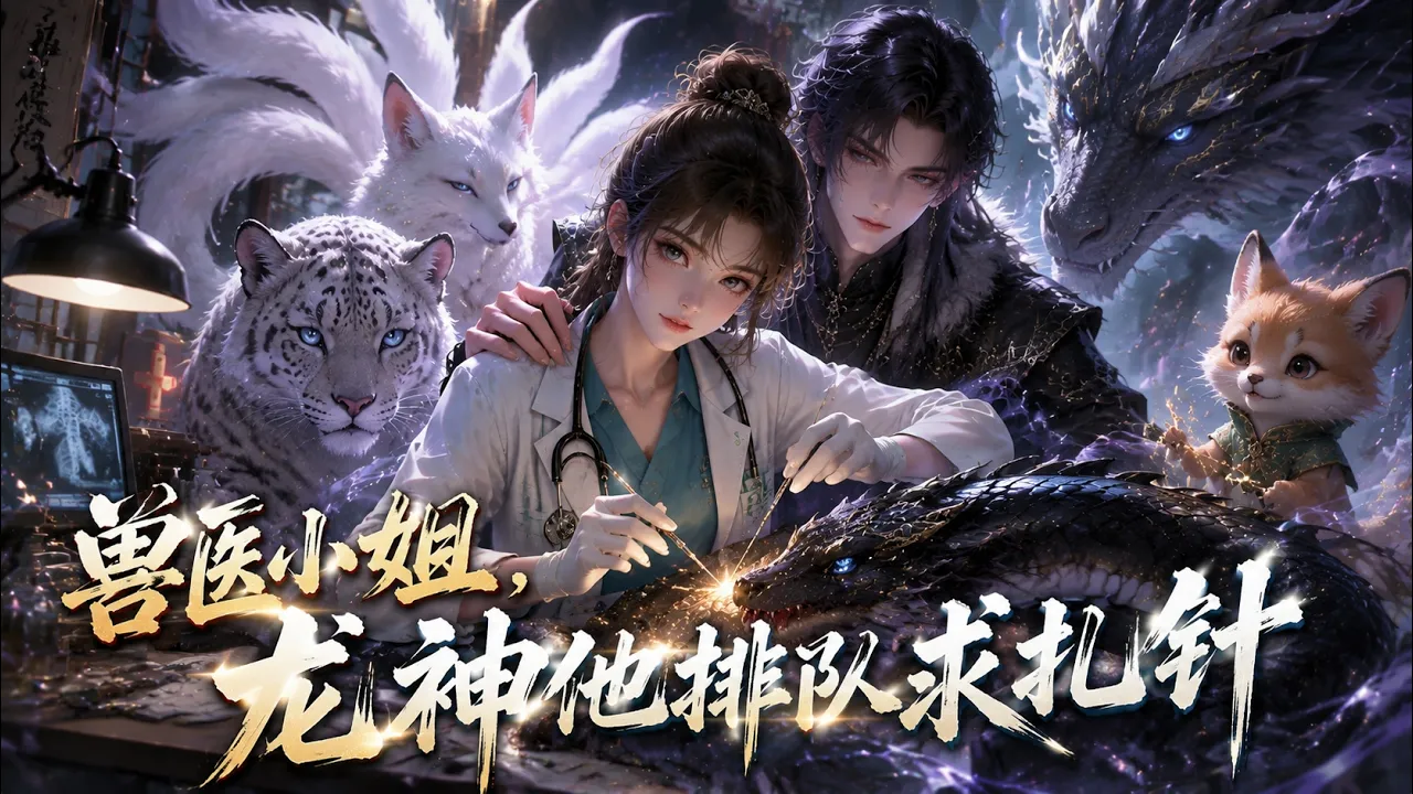 兽医小姐,龙神他排队求扎针