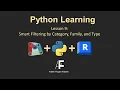 Python in Dynamo-Lesson Smart Filtering by Category Family and Type