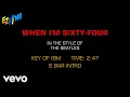 The Beatles - When I'm Sixty-Four (Karaoke)