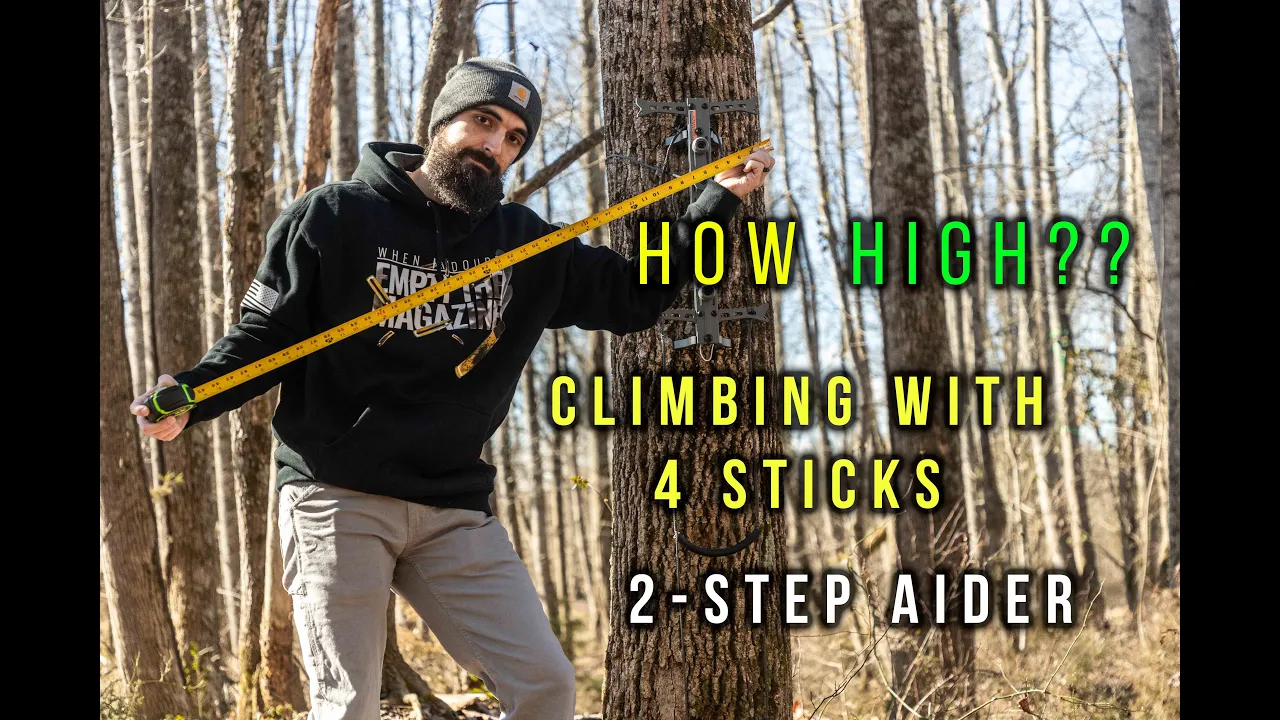 How High Can You Get With 4 Sticks? | Hawk Helium 20" | Amsteel 2 Step Aider