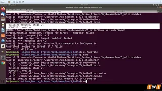 Example of Linux Kernel Module Span Across Multiple C