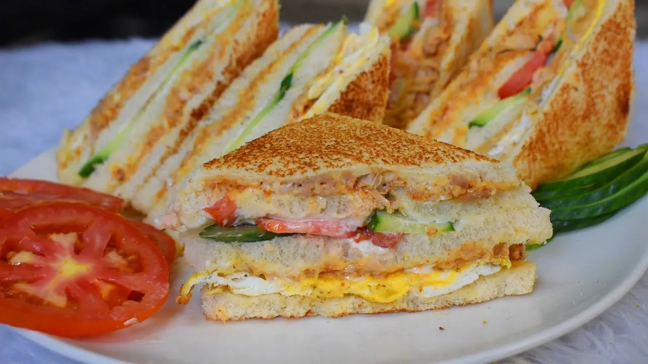 Bazar jese Club sandwiches ab ghar per banayen is recipe se ll Street food style club sandwiches