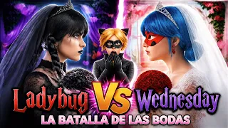 Ladybug VS Wednesday | Batalla Nupcial por el corazón de Cat Noir!