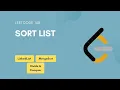 Sort List Leetcode 148 LinkedList Divide Conquer MergeSort