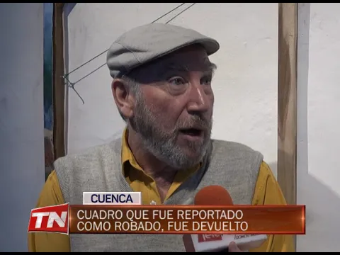 Cuadro que fue reportado como robado, fue devuelto