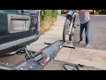Harbor Freight Motorcycle Carrier Review Tips Haul-Master Yamaha XT250 FZ6