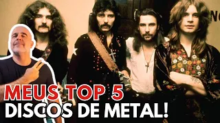 Meus Top 5 discos de heavy metal!