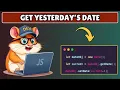 How to Find Yesterday s Date in Javascript