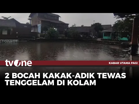 Tragis, Kakak Beradik Tewas Tenggelam di Kolam Blumbang Muntilan Magelang