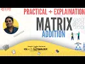 Matrix Addition using C Programming Illustration