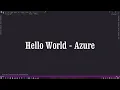 Alexa NET - Hello world with Azure Functions