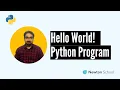 1 Hello World - First Python Program Python Course for Beginners Ex-InMobi IIT Roorkee CSE