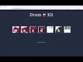 Drum Kit Project using HTML CSS and JavaScript