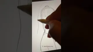 How I draw Ponytail in Procreate Timelapse