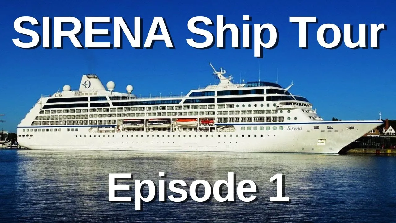 SIRENA ship tour - Episode 1 - High End Boutique Cruise Ship