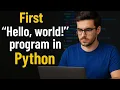 First Python Program Hello World In Visual studio Code l