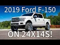 2019 Ford F-150 on 24x14 Chrome Wheels