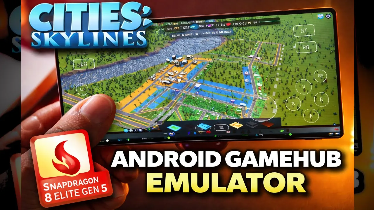 Cities: Skylines - Gamehub Emulator Android | Snapdragon 8 Elite Gen 5
