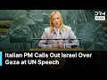 Download Lagu FULL: Italy’s PM Meloni Calls Out Isreal's Gaza War, Condemns Russia, Blasts 'UN Hypocrisy' | AC1G