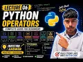 Python Operators Q A Lecture 6 Practice Questions with Answers Hindi