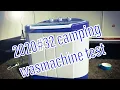 2020#32 camping wasmachine test