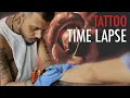 How to make a easy rose and cross Tattoo done by-BOB THE FINAL CANVAS TATTOOS STUDIO