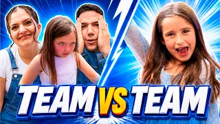 Team VS Team 🔥 Retos Divertidos en Casa 🤪 Saritah Bebé