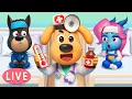 Download Lagu 🔴LIVE | Listen to Doctor | Healthy Habits | Safety Rules | Kids Cartoon | Sheriff Labrador