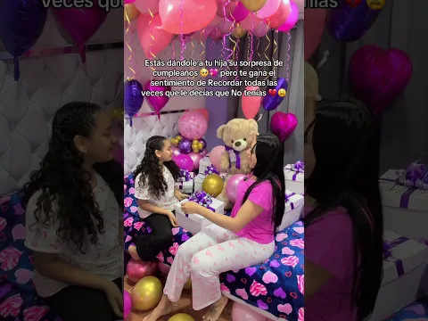 Le di está sorpresa a mi hija y terminé llorando 😭😭😭😭😭