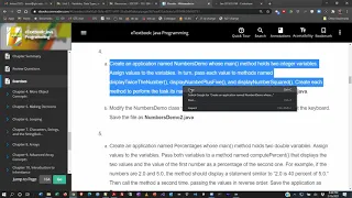 Java Programming 1 - Chapter 3 Exercises Part 1