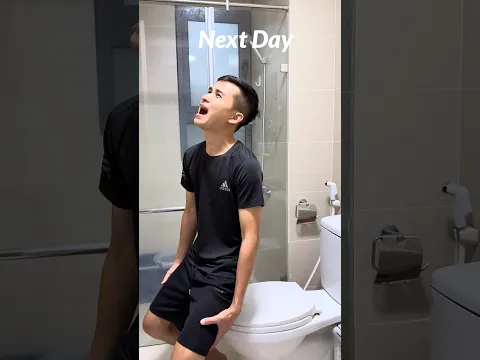 LNS - Chàng trai tập thể dục ngày đầu tiên || First day of exercising #shorts