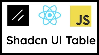 Shadcn UI Table Component Tutorial JavaScript React