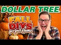 DOLLAR TREE FALL DECOR DIYs That Look HIGH-END Fall 2026