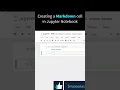 Learn to create a Markdown cell in Jupyter Notebook Python
